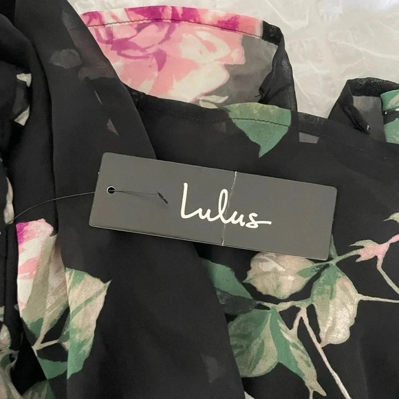 Lulus Once & flor all floral ruffle midi dress - Picture 10 of 15